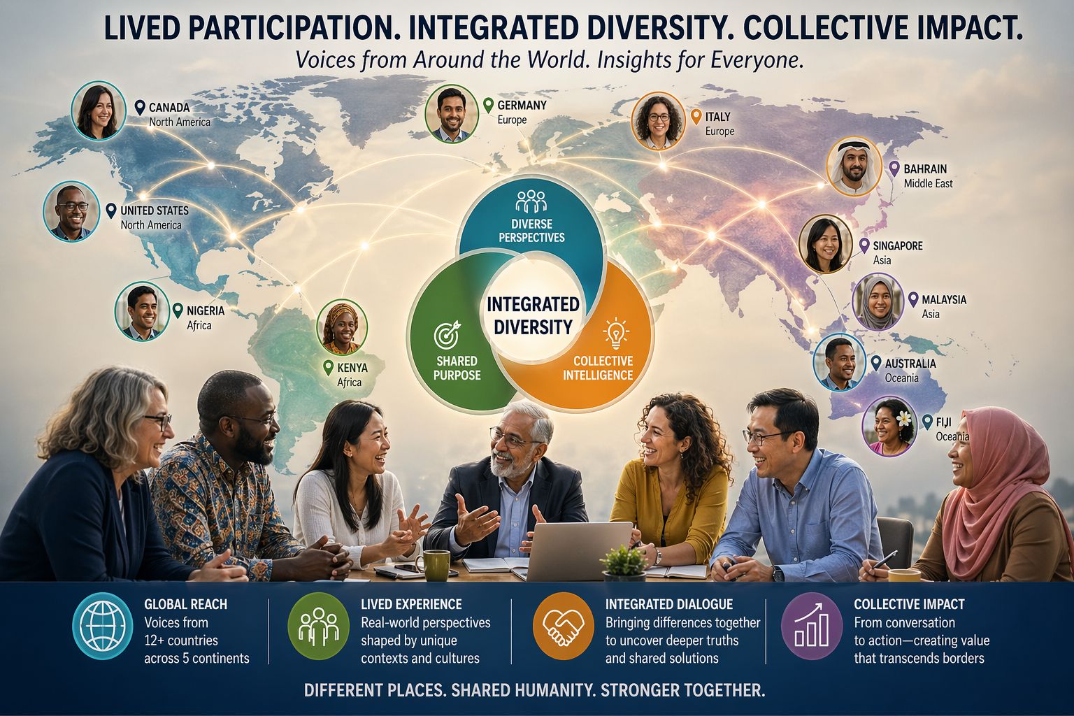Around the World Forum — voices from 12+ countries